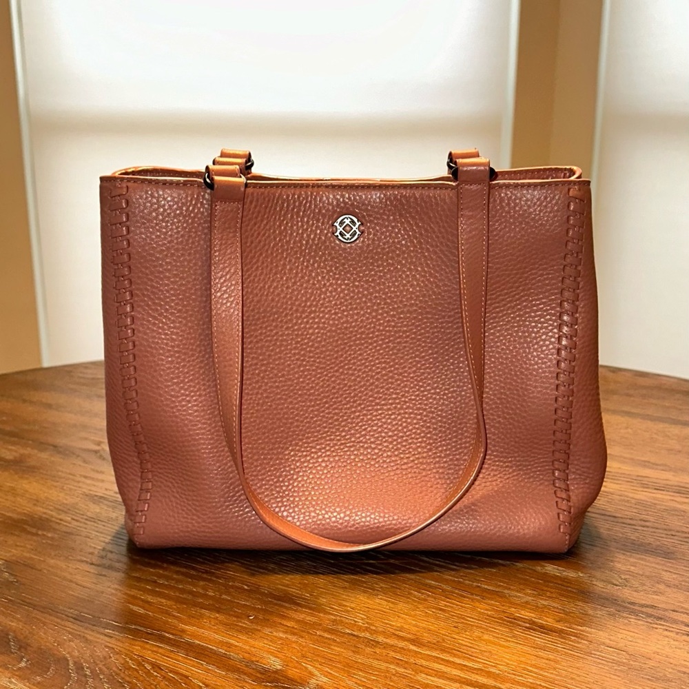 Dagne Dover Small Allyn Tote - Warm Dust color